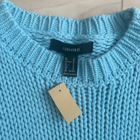 Blue chunky sweater - Picture 2 of 3